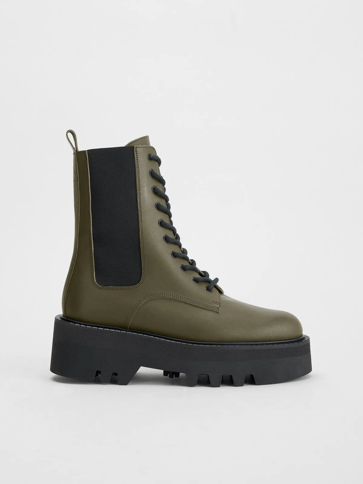 Pesaro Turtle Combat Boots