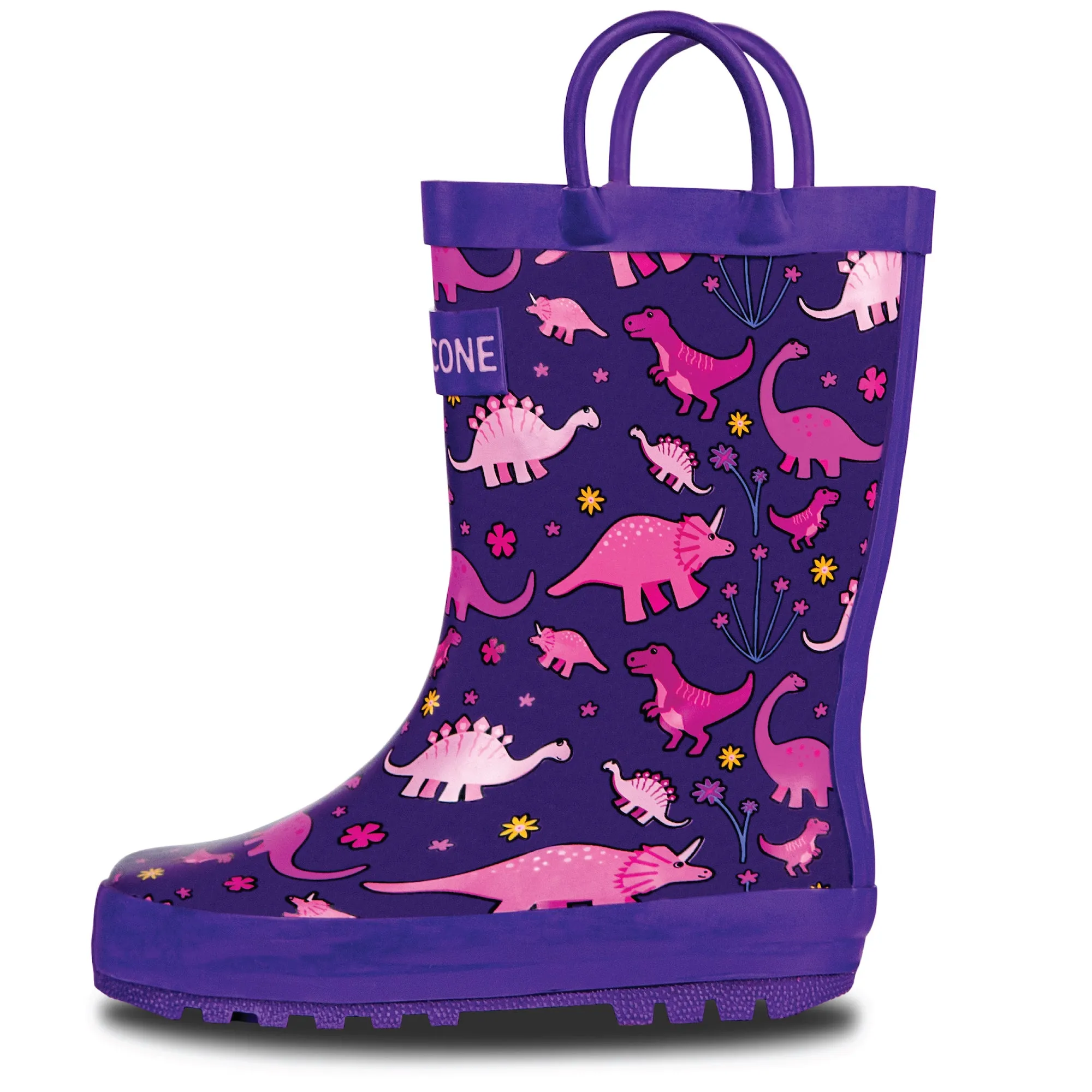 Pink Dinosaurs Rain Boot