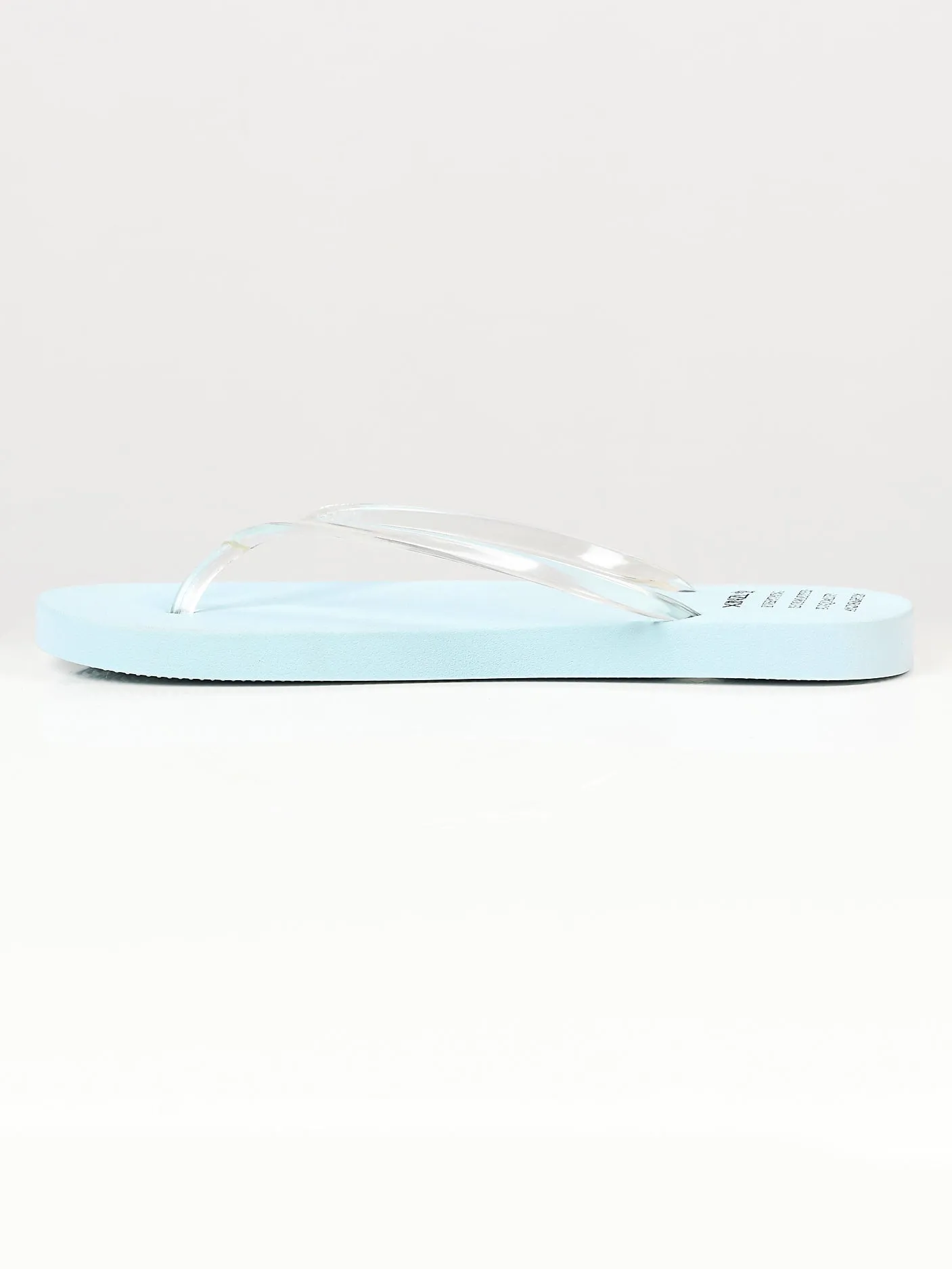 Plain Flip Flops - Sky Blue