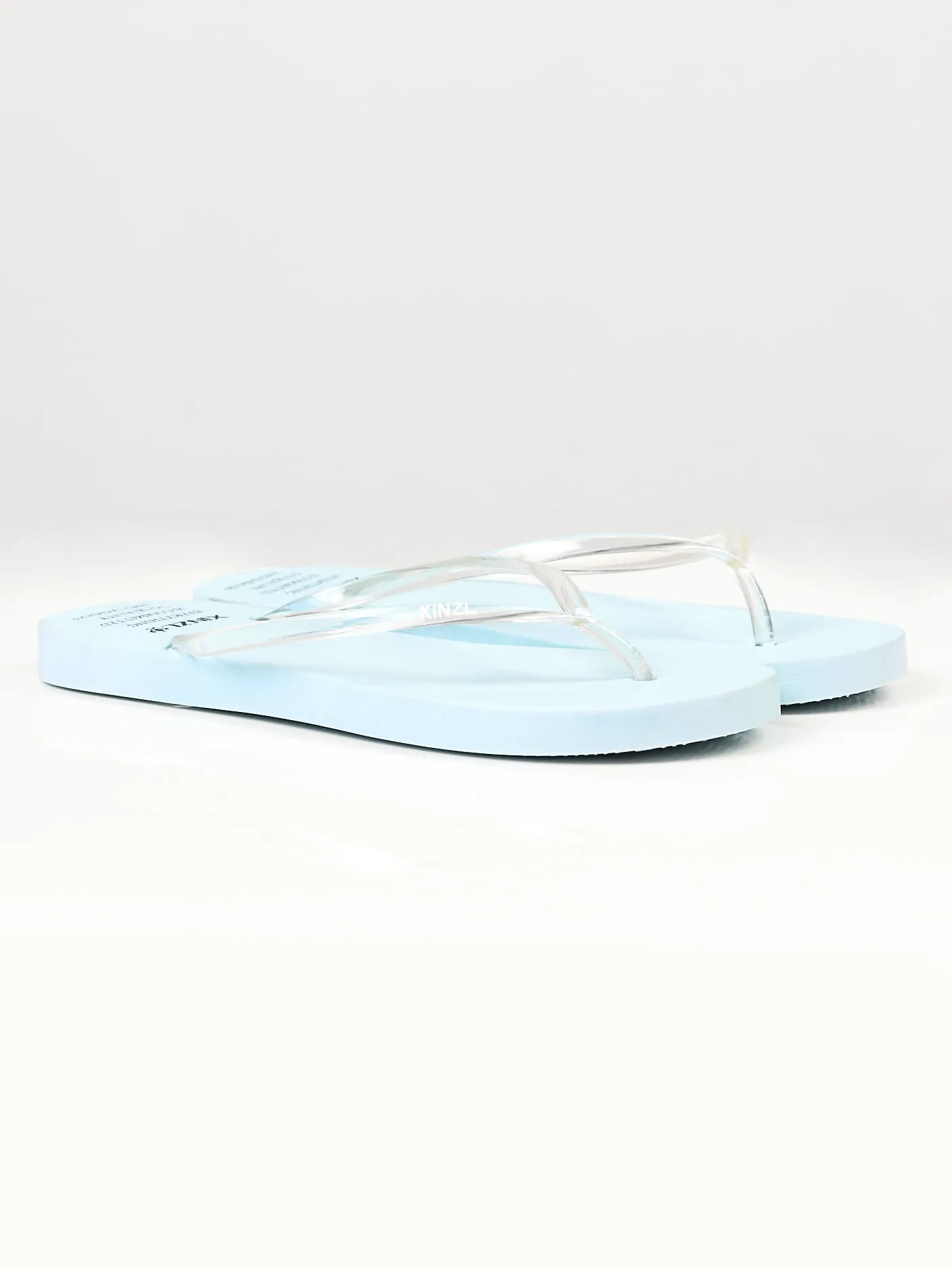 Plain Flip Flops - Sky Blue