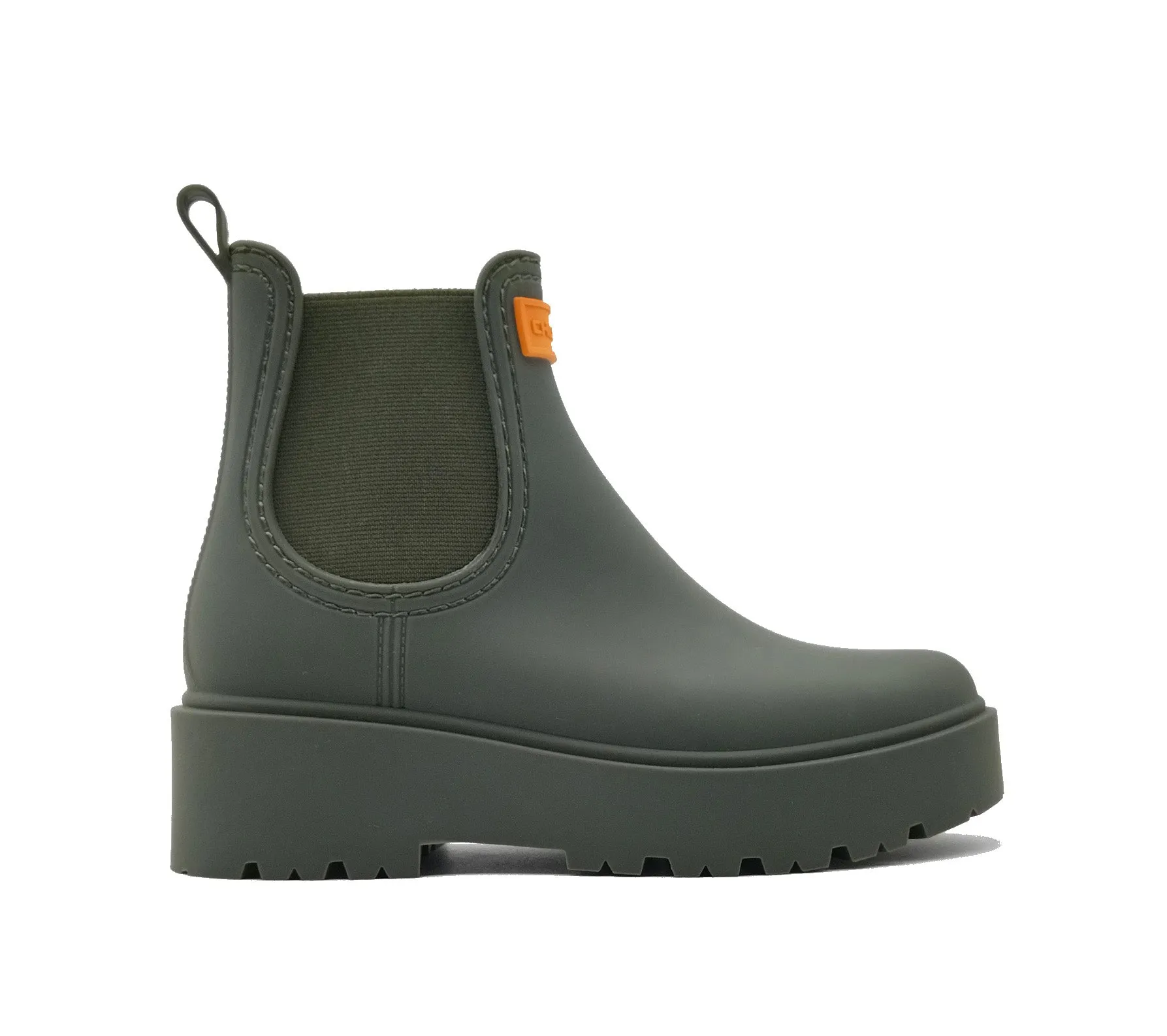 Platform chelsea boots