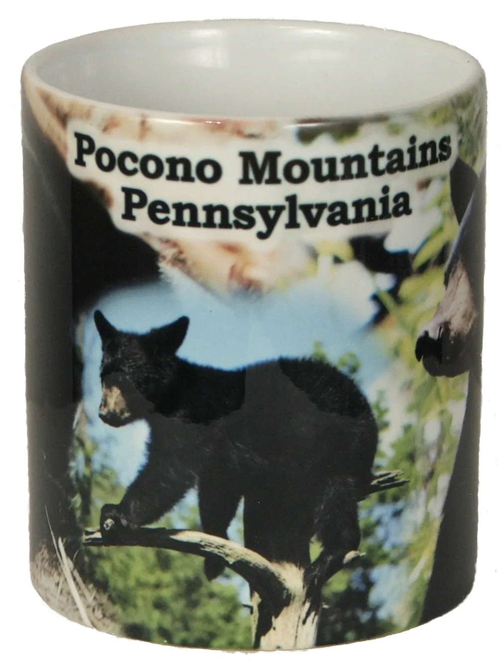 Pocono Mountains Black Bear Mug 11oz