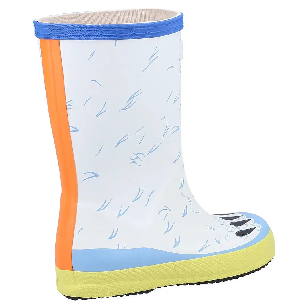 Polar Bear Children's Wellington Boots - White by Hunter