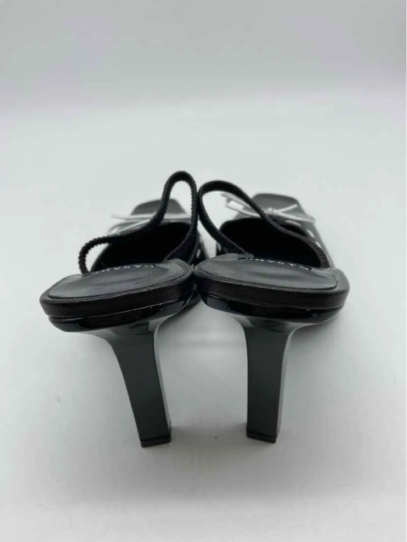 Pre-Owned Casadei Black Size 8 Mule Heels