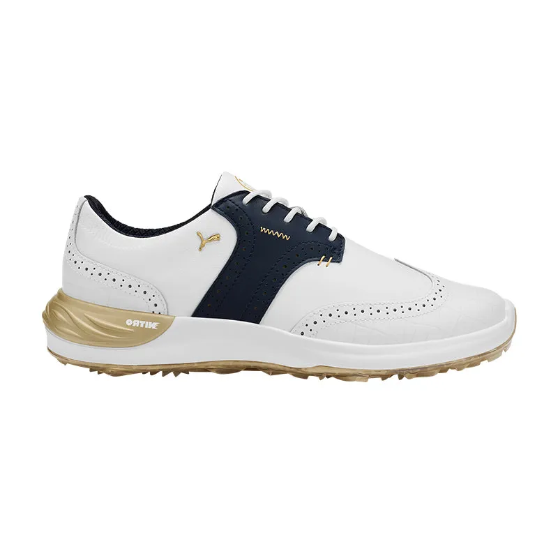 PUMA LE PHANTOMCAT NITRO Gator Men's Spikeless Shoes (White/Navy/Gold)