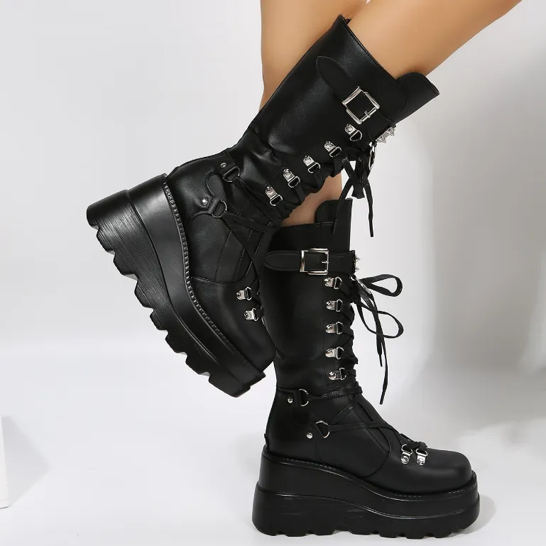 Raiden Tall Platform Boots