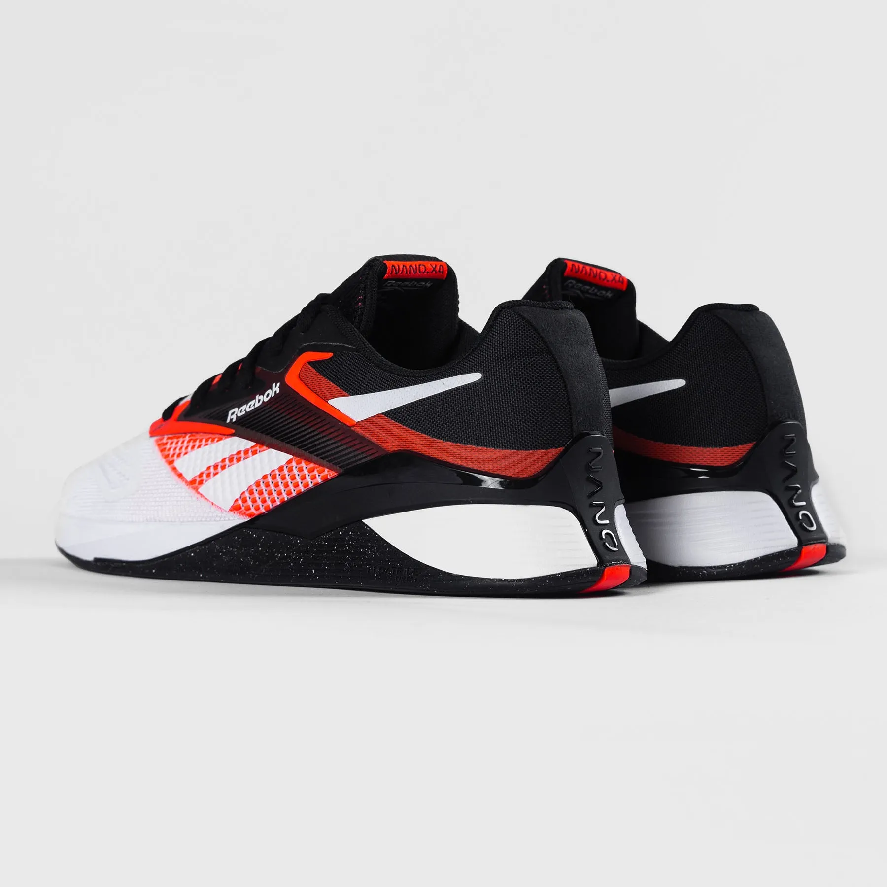 REEBOK - NANO X4 - MEN'S - BLACK/WHITE/ORANGE FLARE