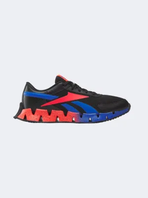 Reebok Zig Dynamica 2.0 Gs-Boys Running Shoes Black/Cobalt/Cherry