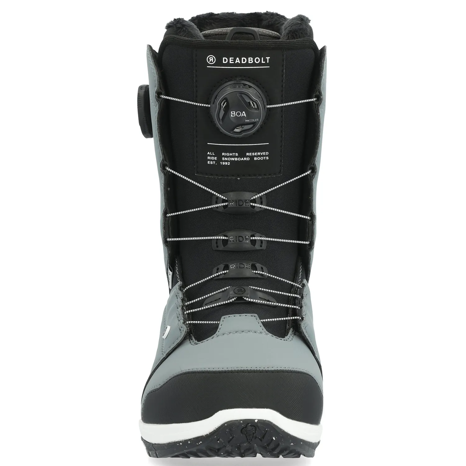 Ride Men's Deadbolt Zonal Snowboard Boots 2024 Slate