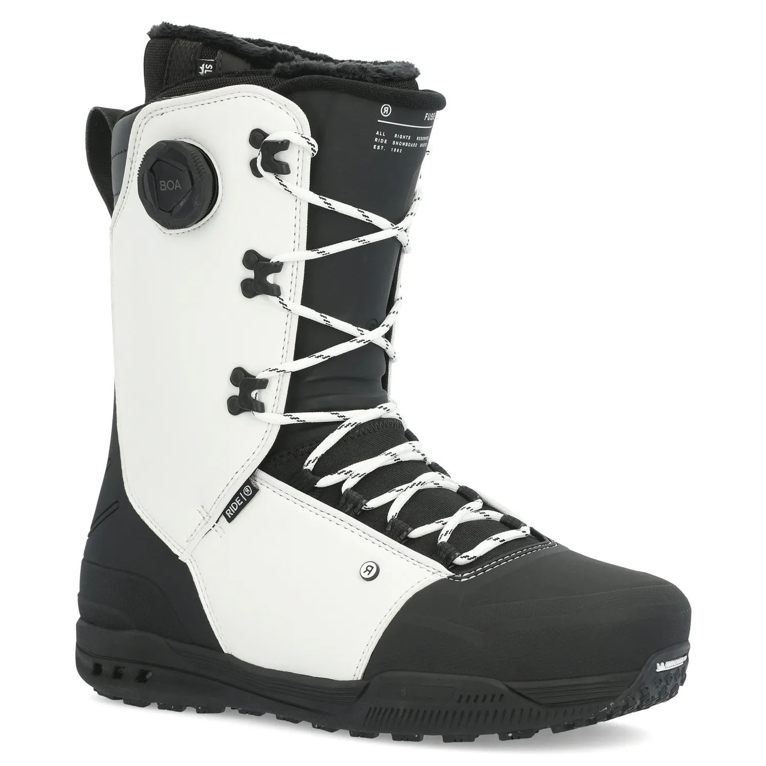 Ride Men's Fuse Snowboard Boots 2024 Milk