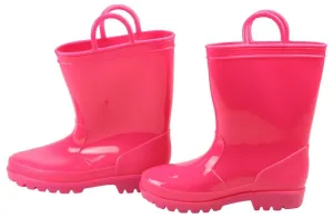 Rubber Rain Boot Containers (Set of 2): Pink