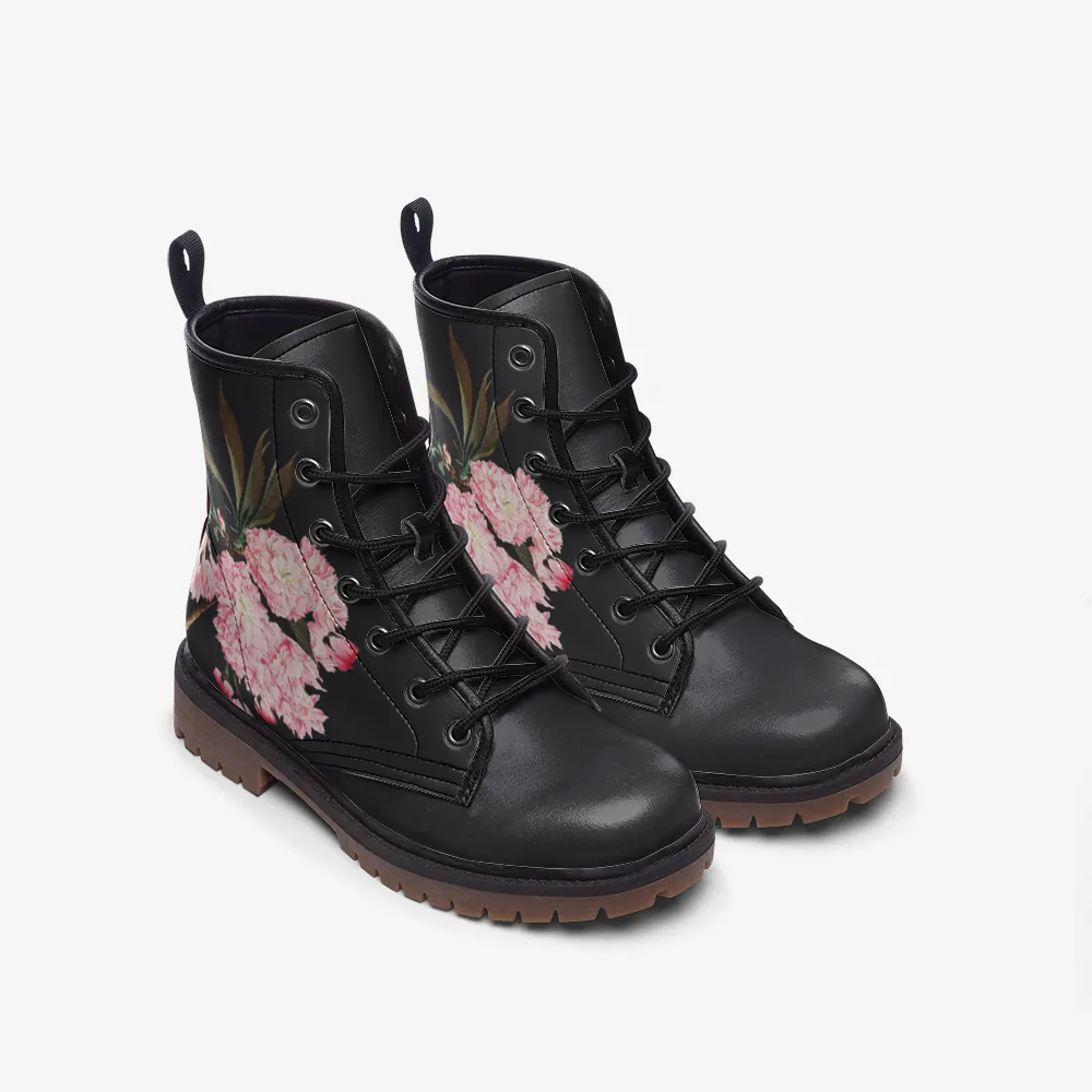 Sato Sakura Flower Lace Up Boots