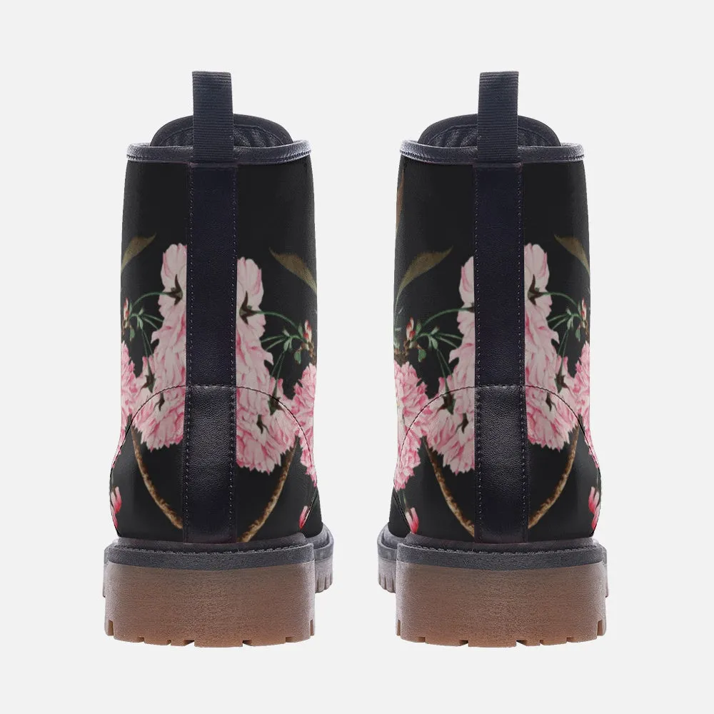 Sato Sakura Flower Lace Up Boots