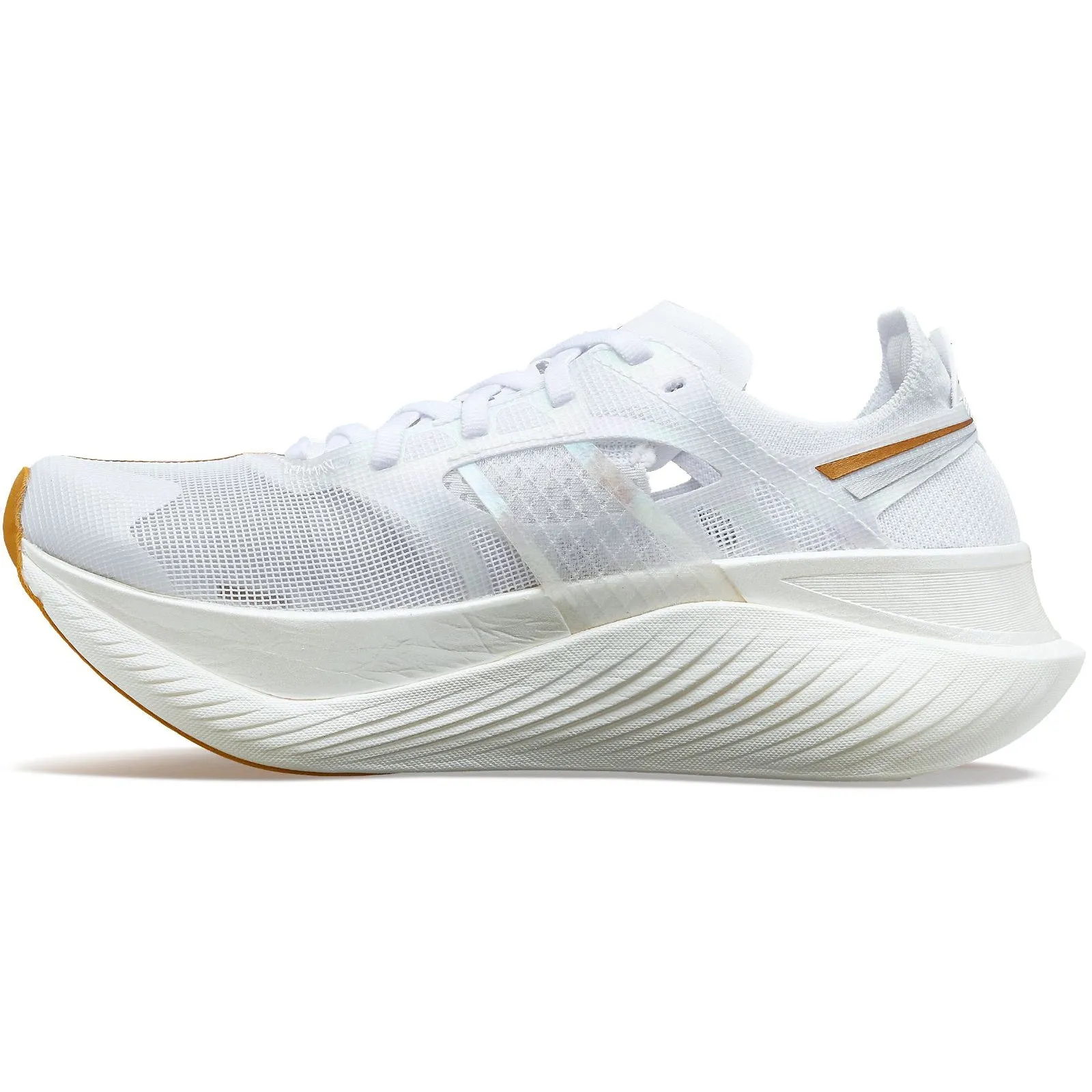 Saucony Women's Endorphin Elite Running Shoes White / Gold