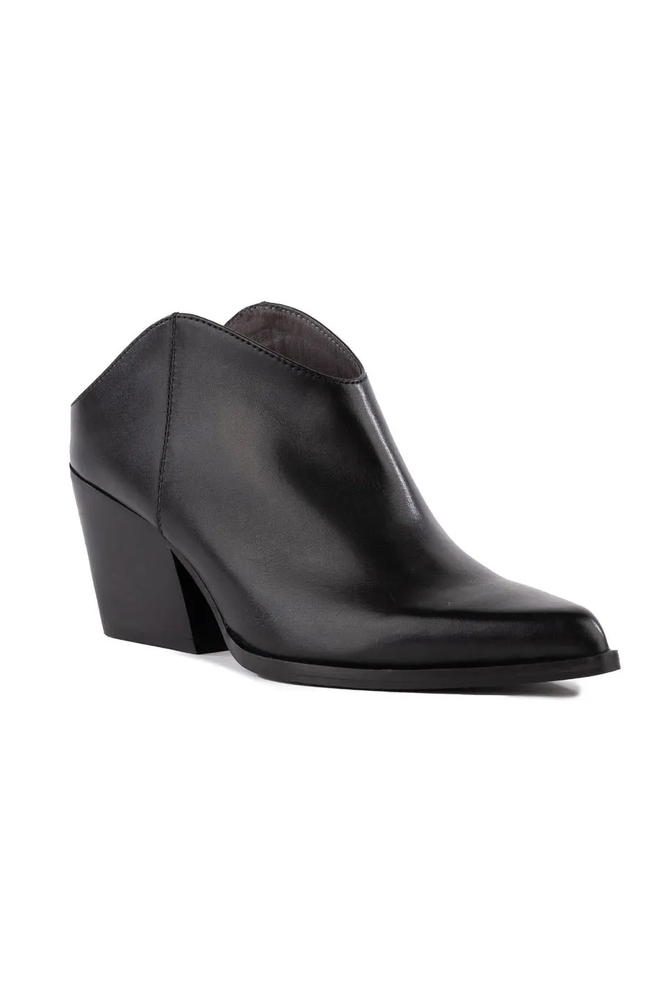 Seychelles Fancy Affair Booties In Black Leather