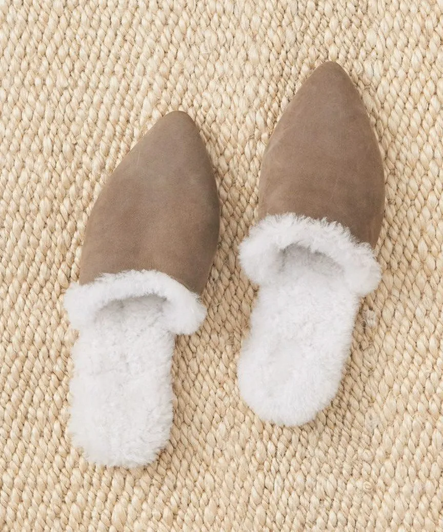 Shearling-Lined Mule