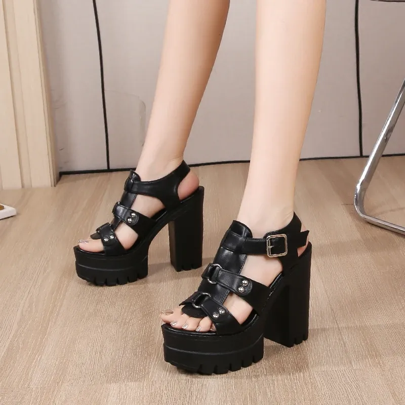 SkyHigh Siren Platform Heels