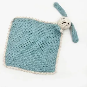 Sleepy Bunny Comforter Blanket - Blue or Pink