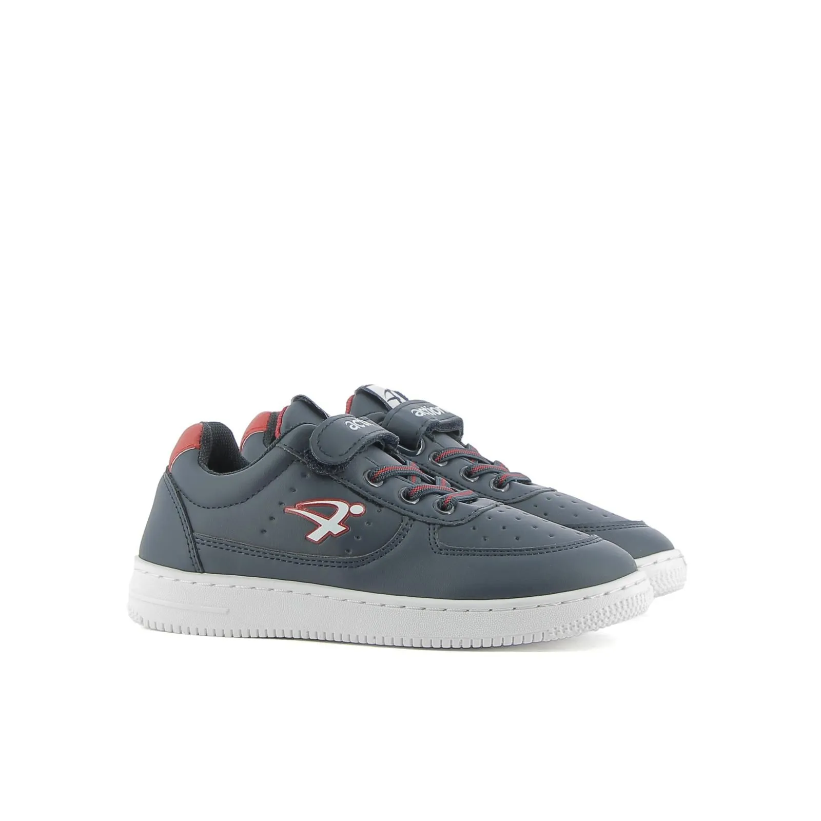 Sneakers bambino blu tennis con velcro