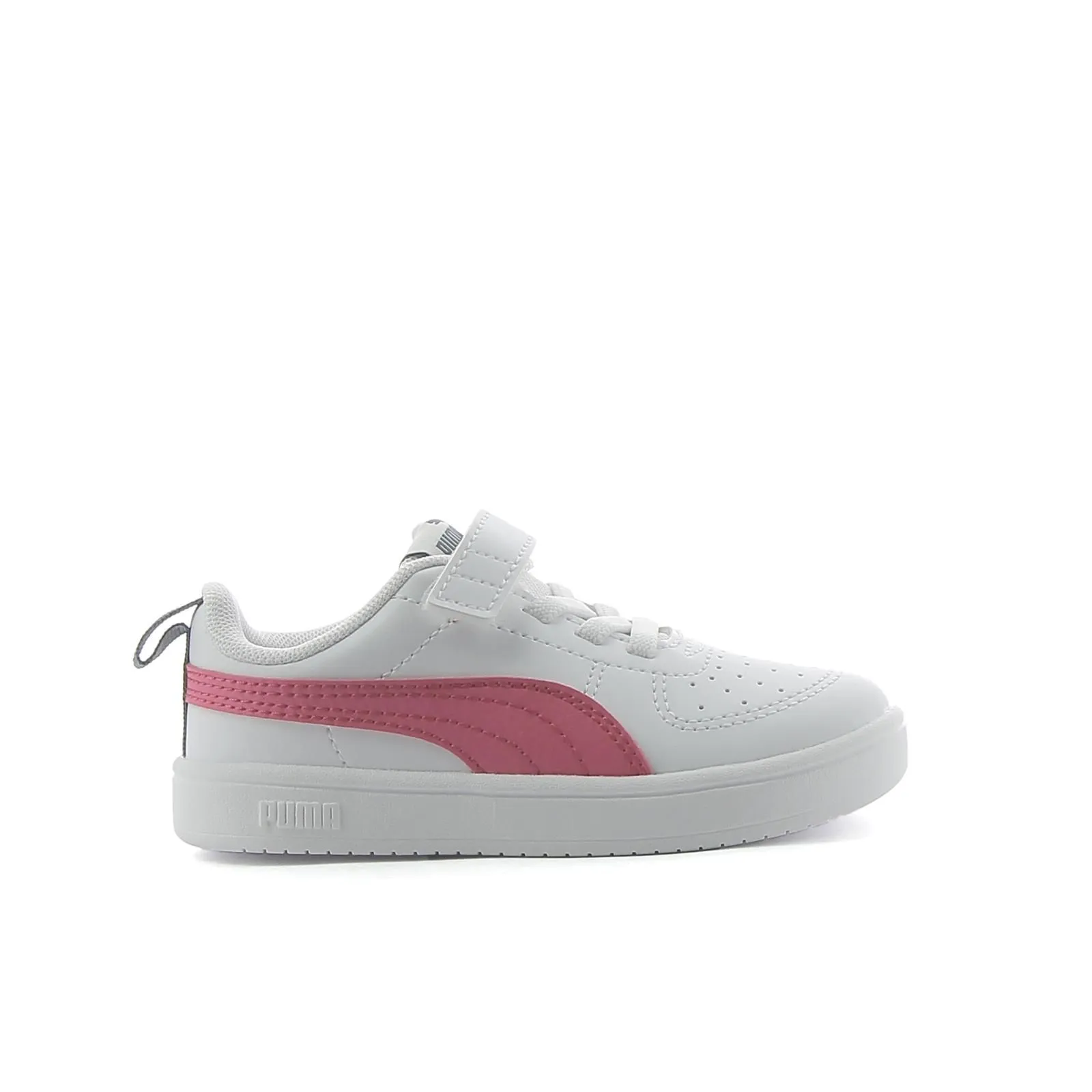 Sneakers bimba da tennis bianche Rickie in pelle