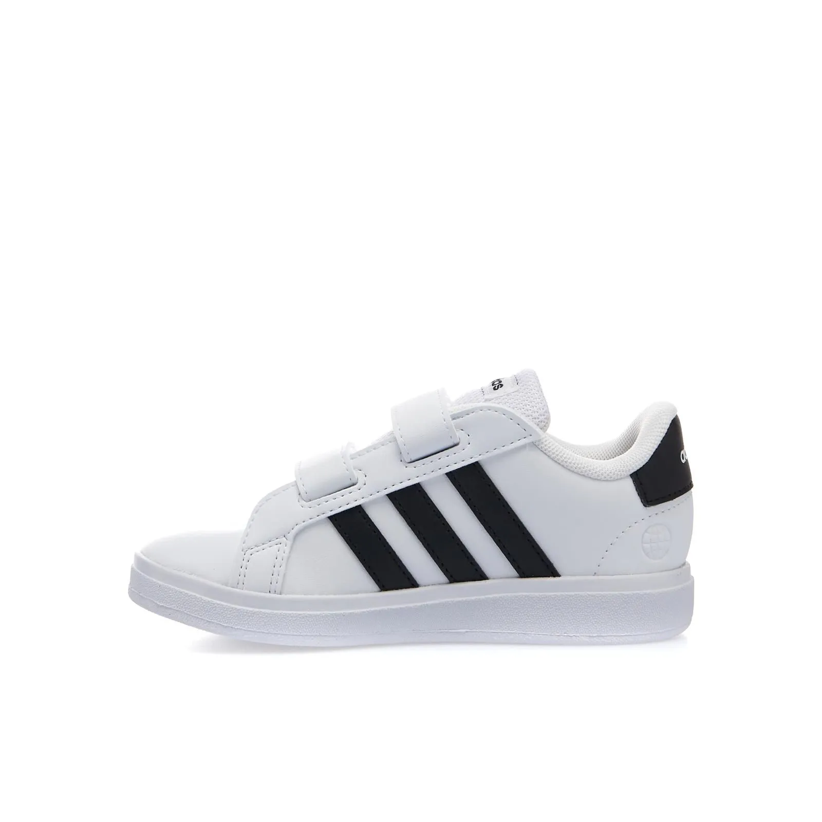 Sneakers bimbo da tennis Grand Court 2.0 con doppio velcro