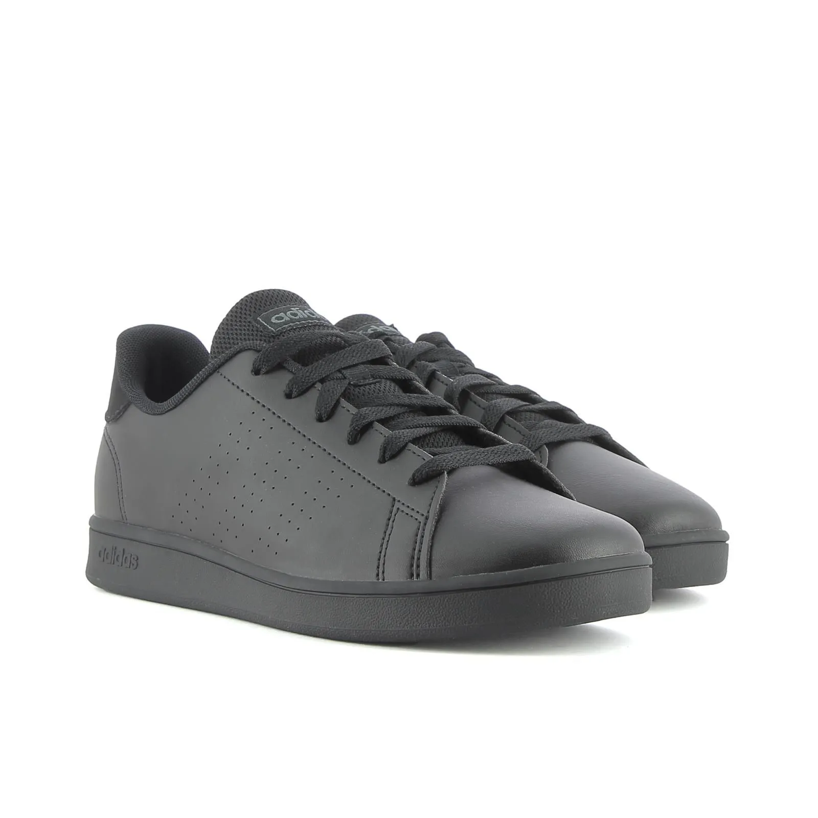 Sneakers da ragazzo tennis Advantage Court Lace nere