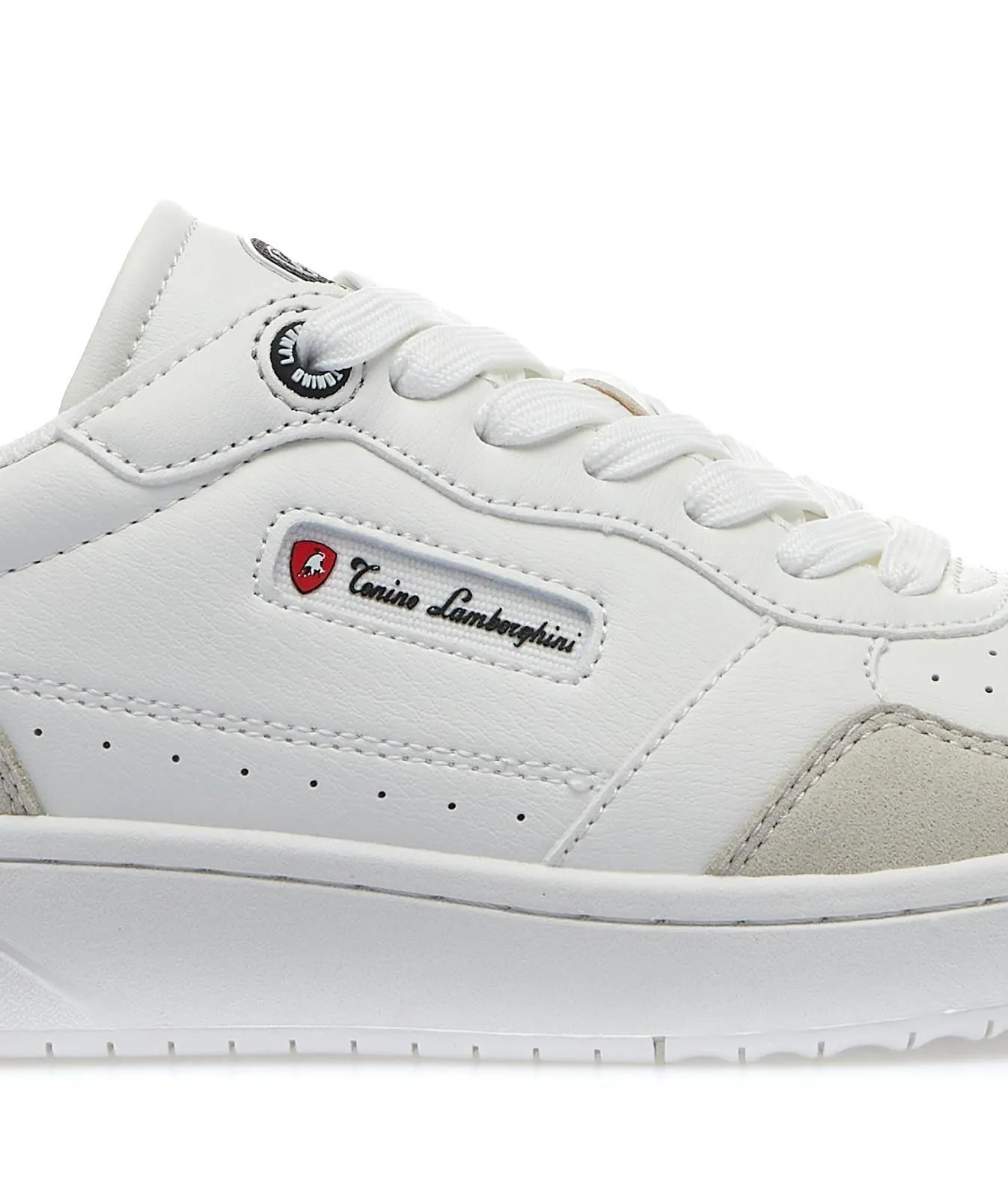 Sneakers ragazzo da tennis bianche