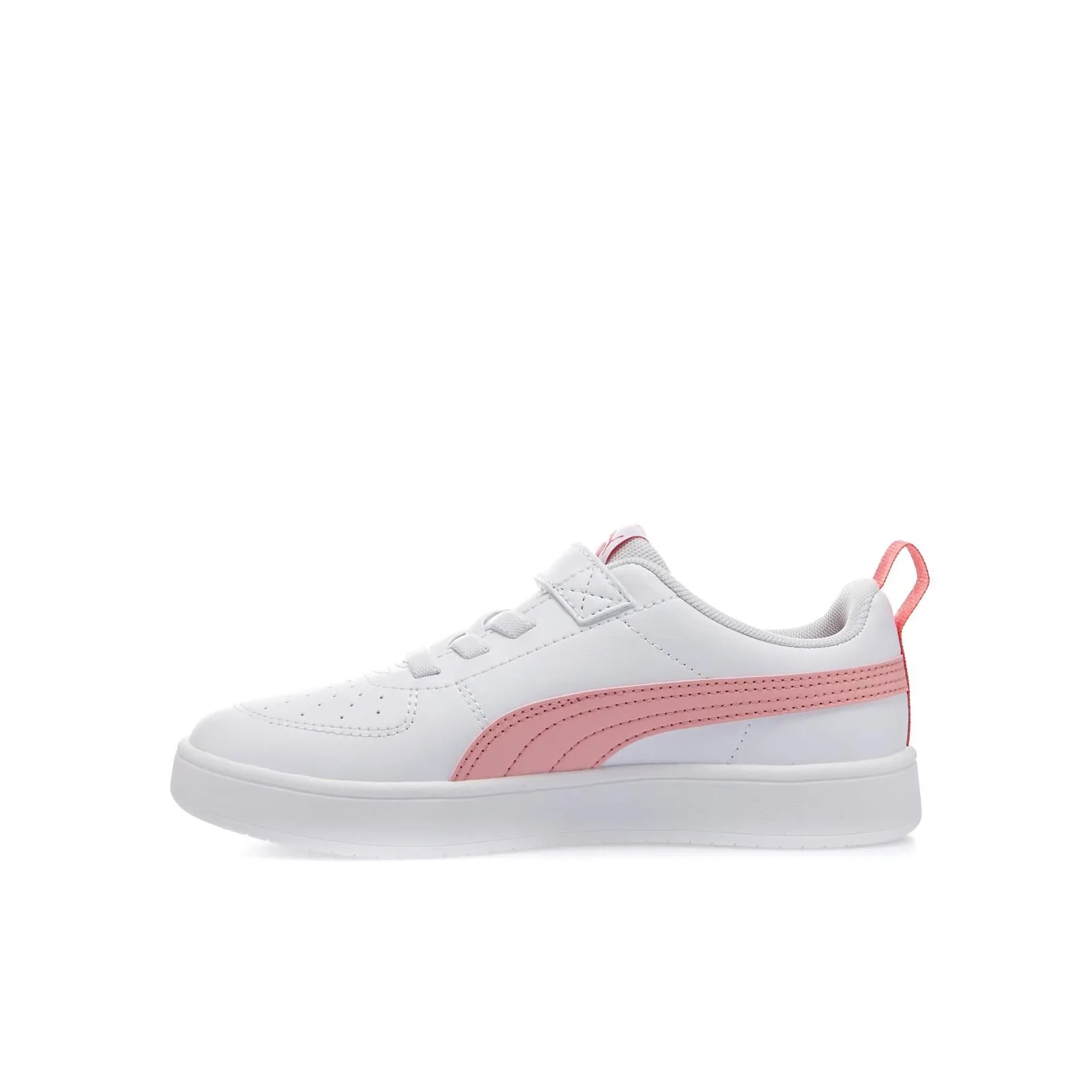 Sneakers tennis bianche da bambina Rickie Ac con velcro