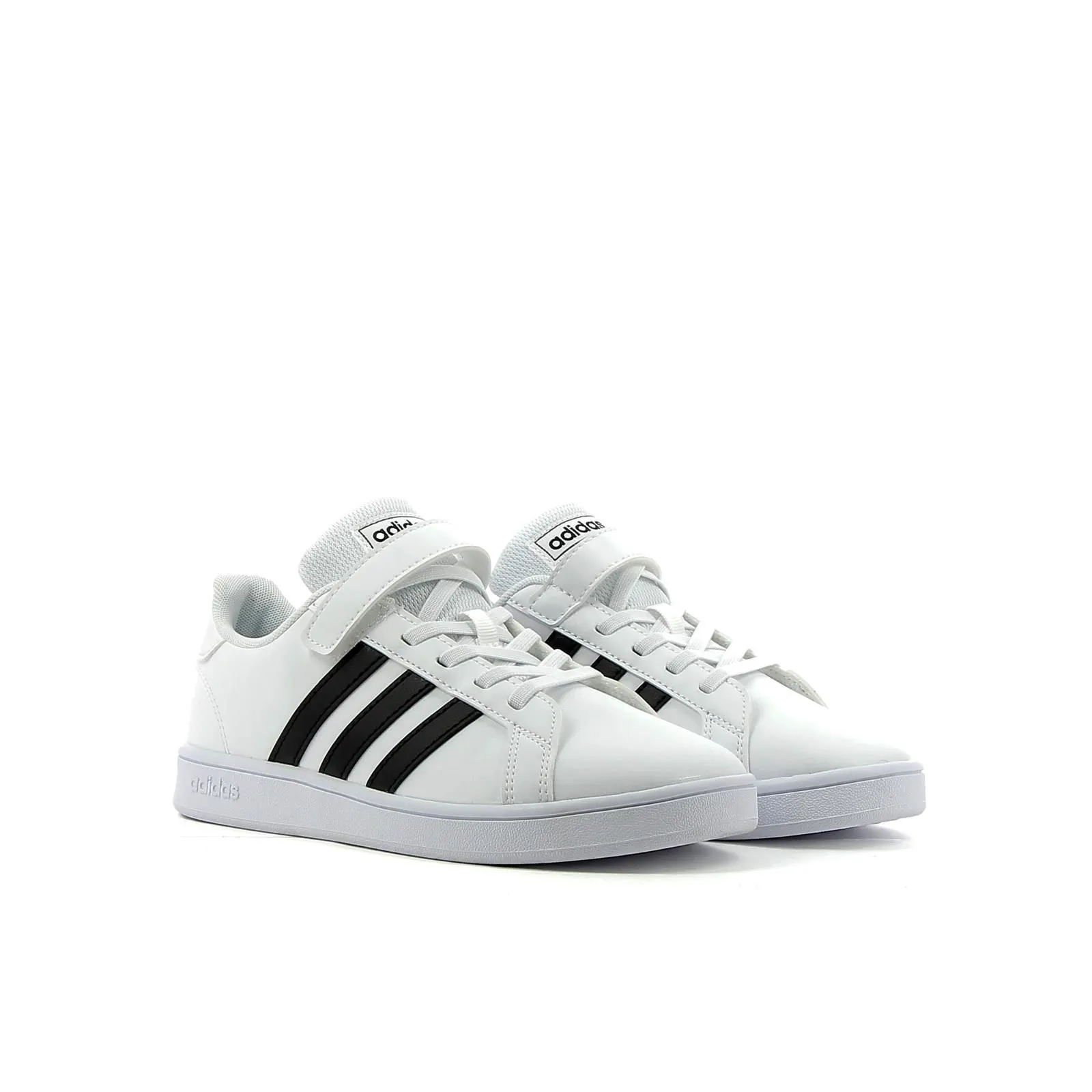 Sneakers tennis bianche da bambino Grand Court Base