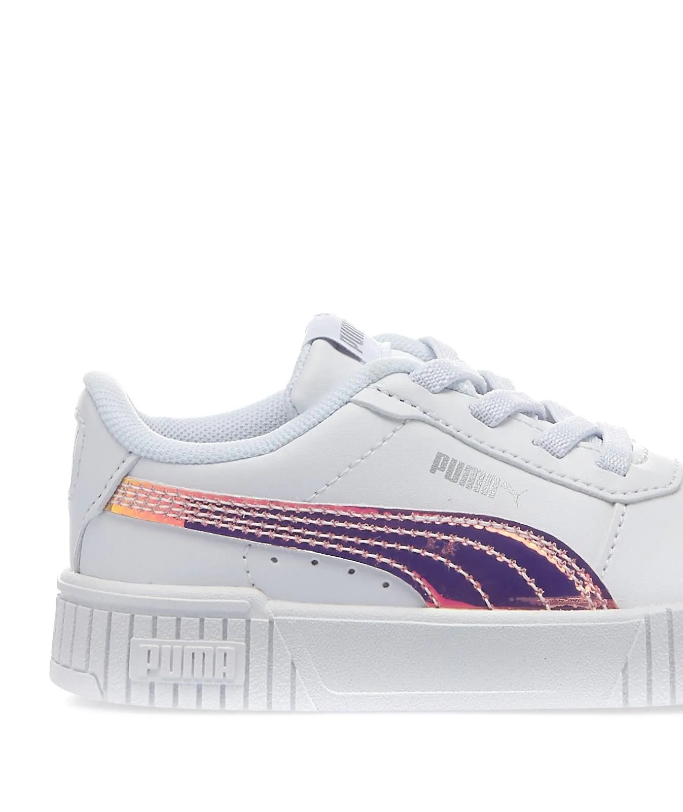 Sneakers tennis bianche da bimba Carina 2.0 Holo