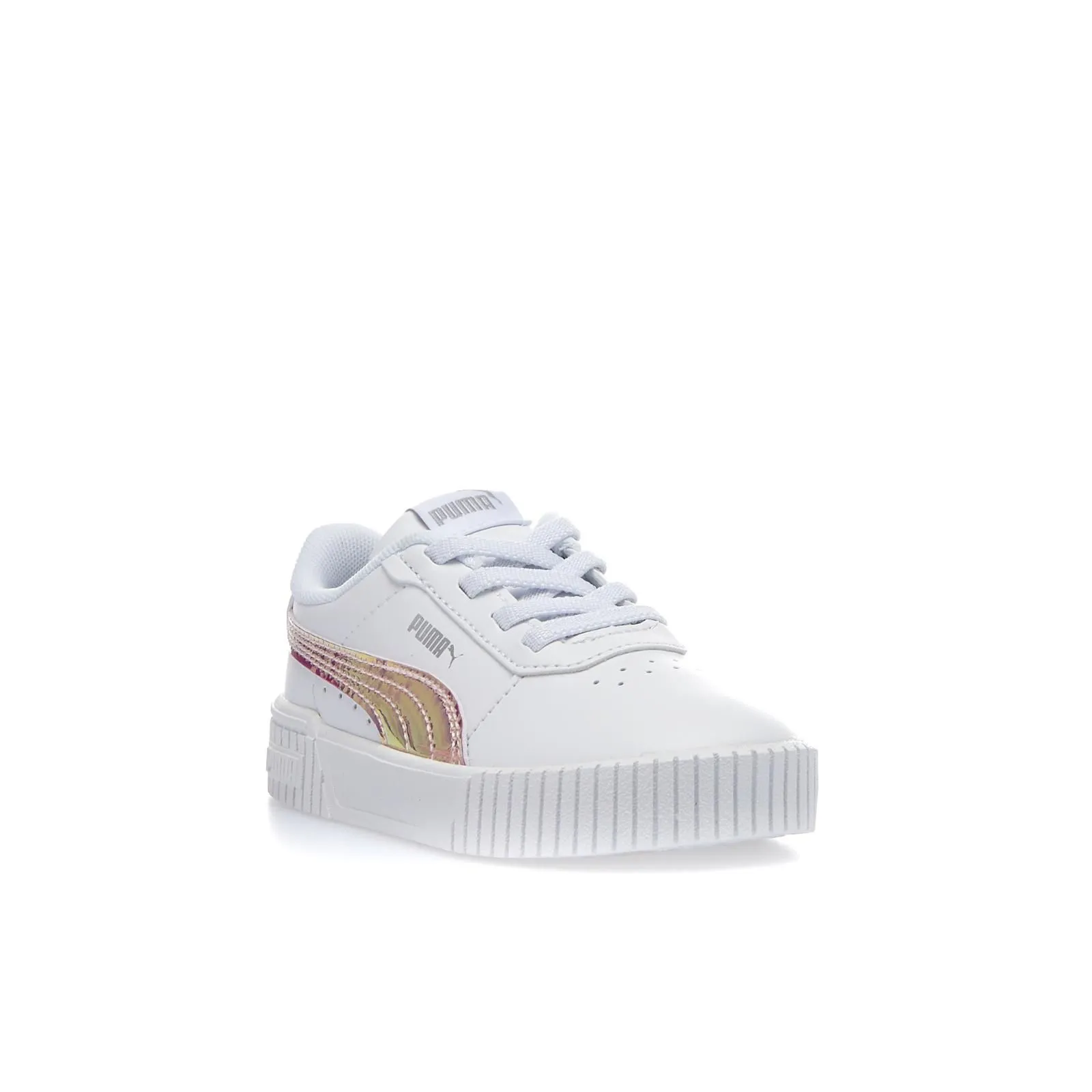 Sneakers tennis bianche da bimba Carina 2.0 Holo