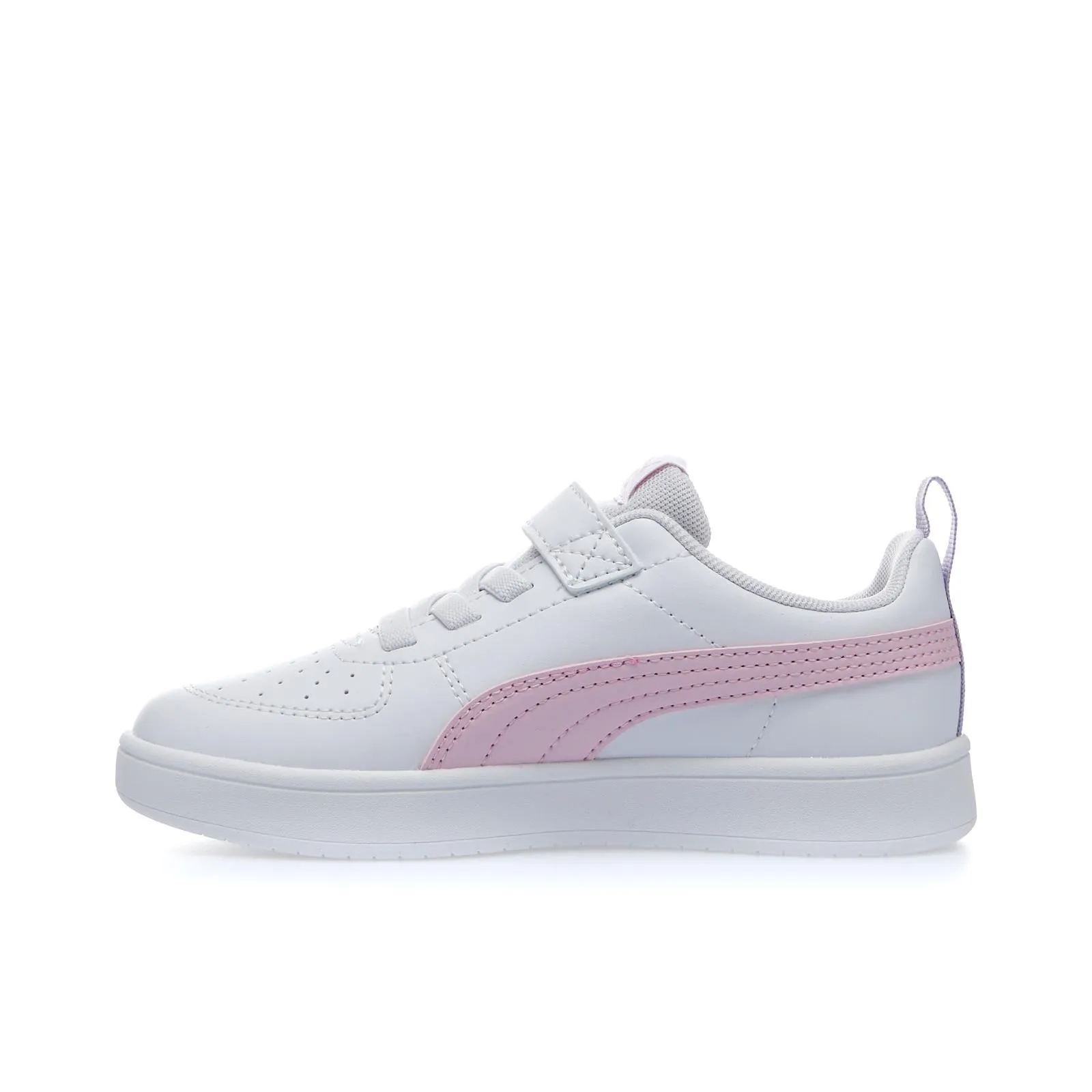 Sneakers tennis bianche e rosa Rickie bambina