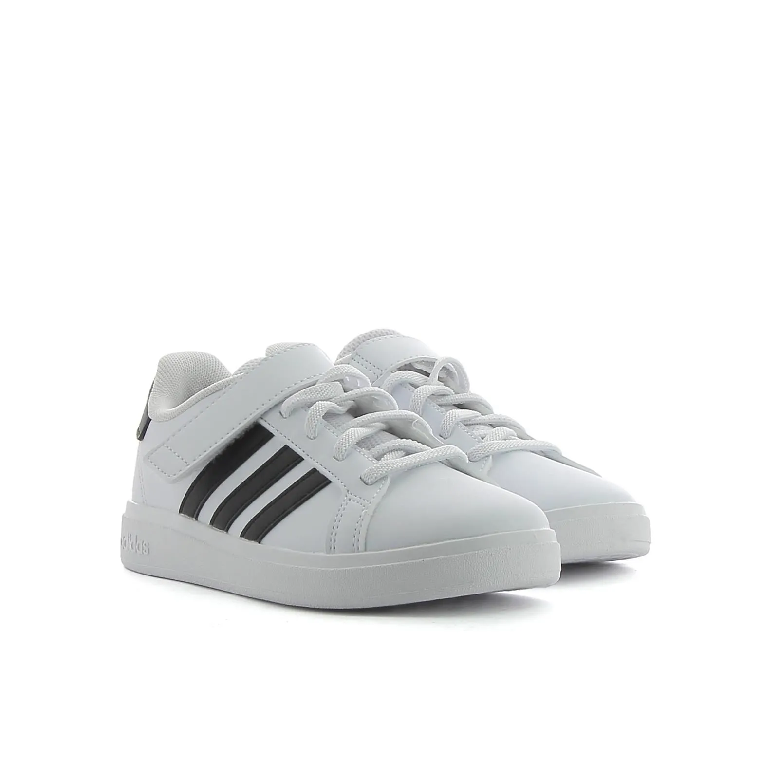 Sneakers tennis da bambino bianche Grand Court