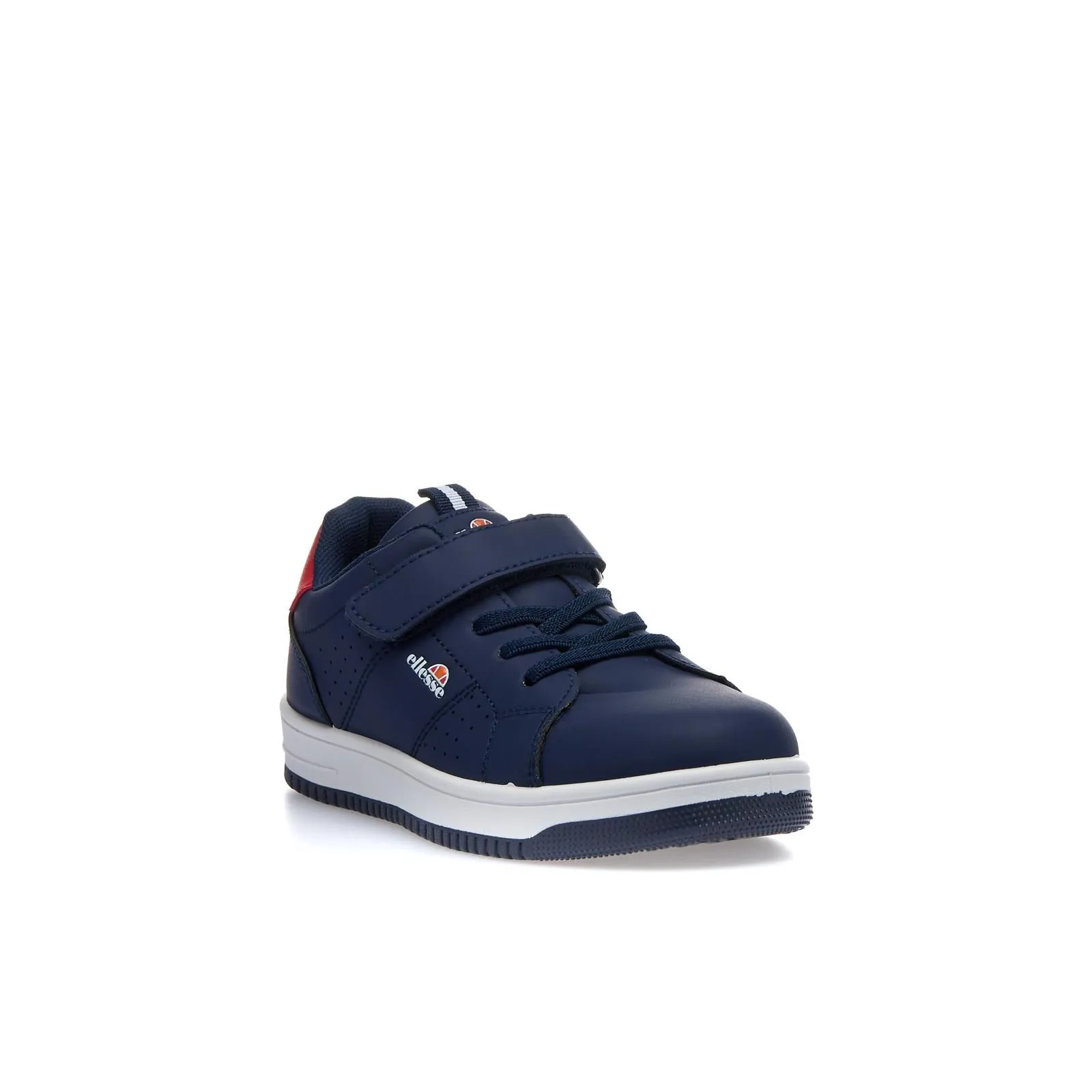 Sneakers tennis da bambino blu con strappo e lacci