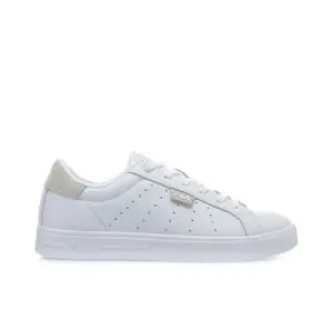 Sneakers tennis da donna bianche in pelle Lusso