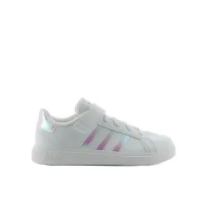 Sneakers tennis Grand Court bianche da bimba