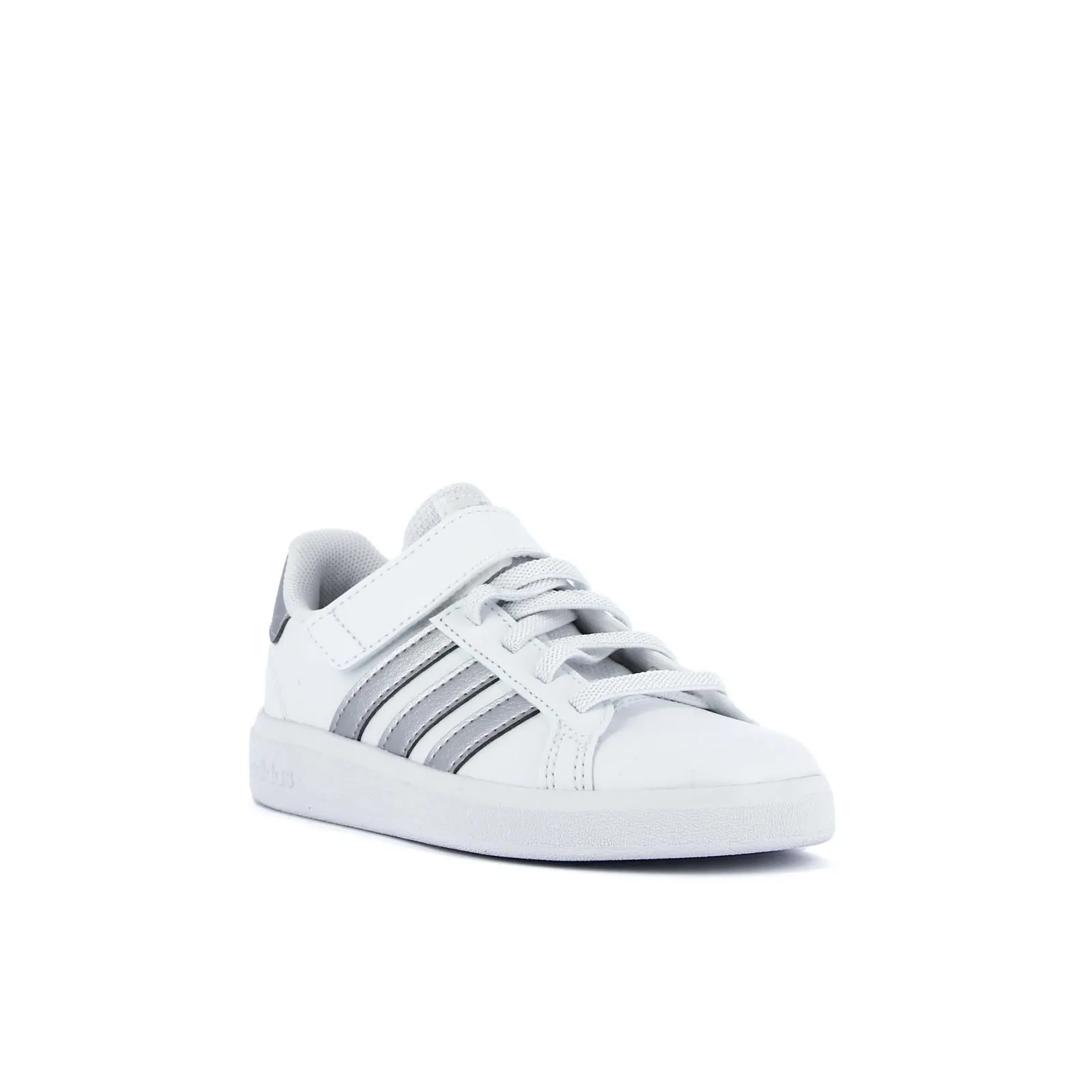 Sneakers tennis Grand Court bianche da bimba