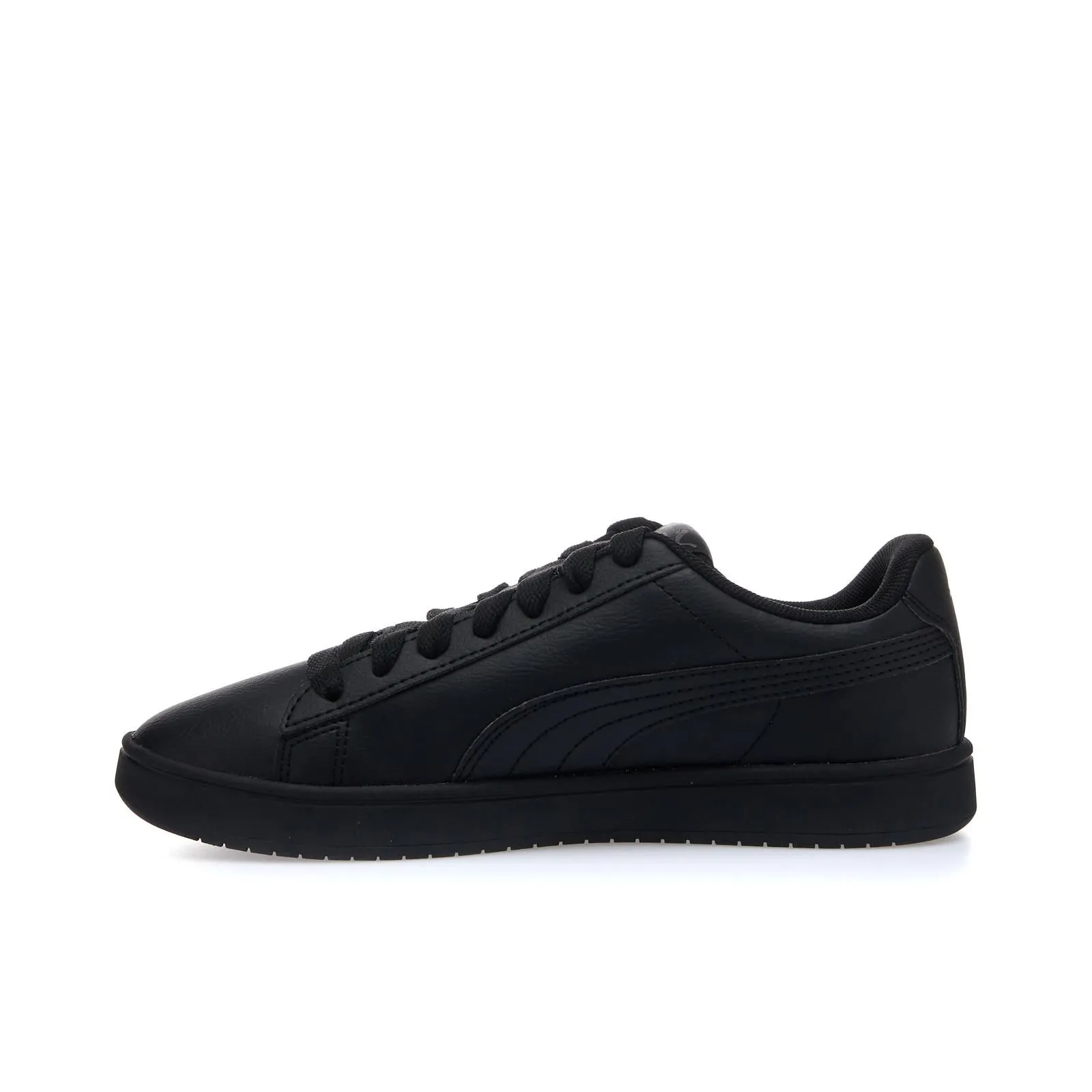 Sneakers tennis nere da ragazzo Rickie Classic in pelle