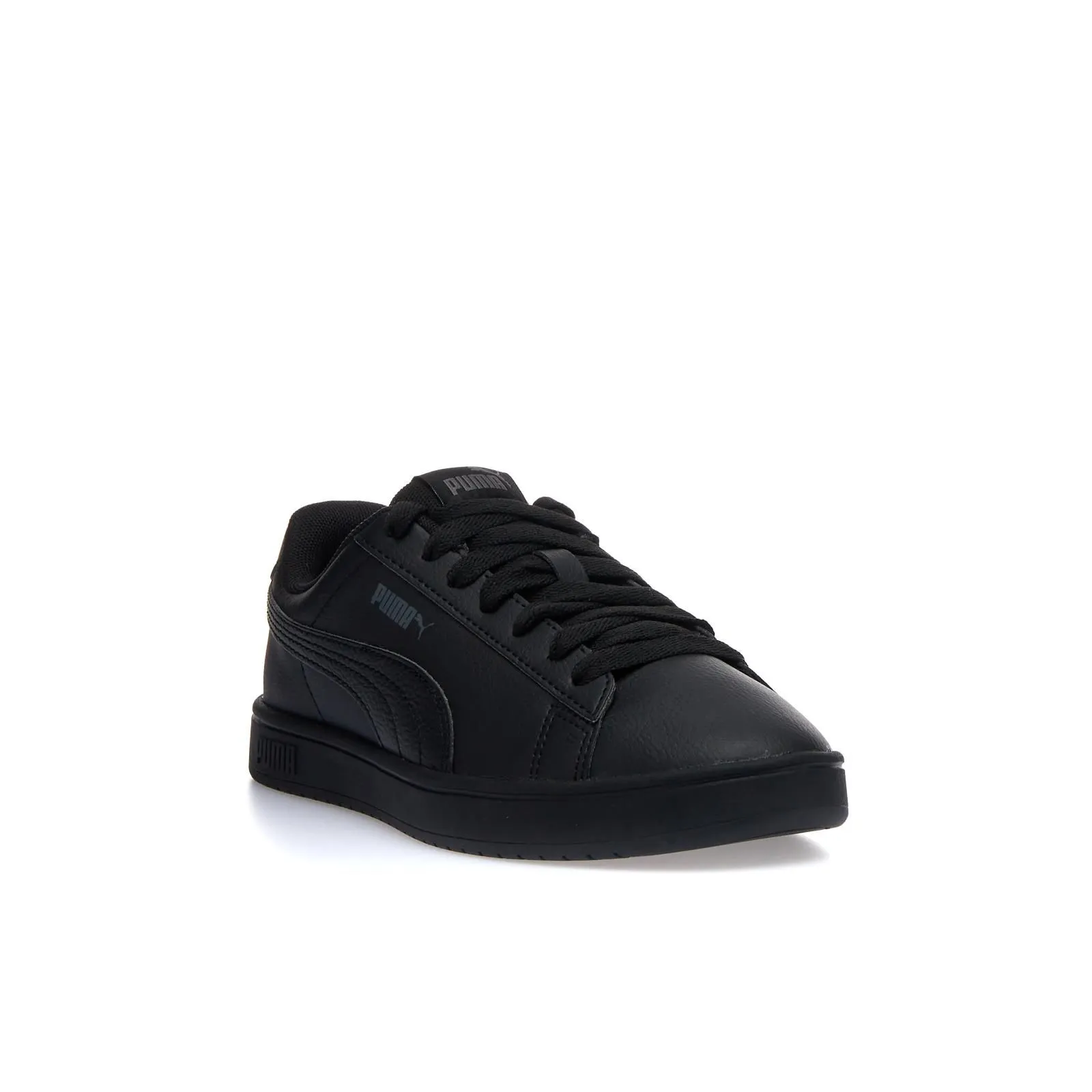 Sneakers tennis nere da ragazzo Rickie Classic in pelle