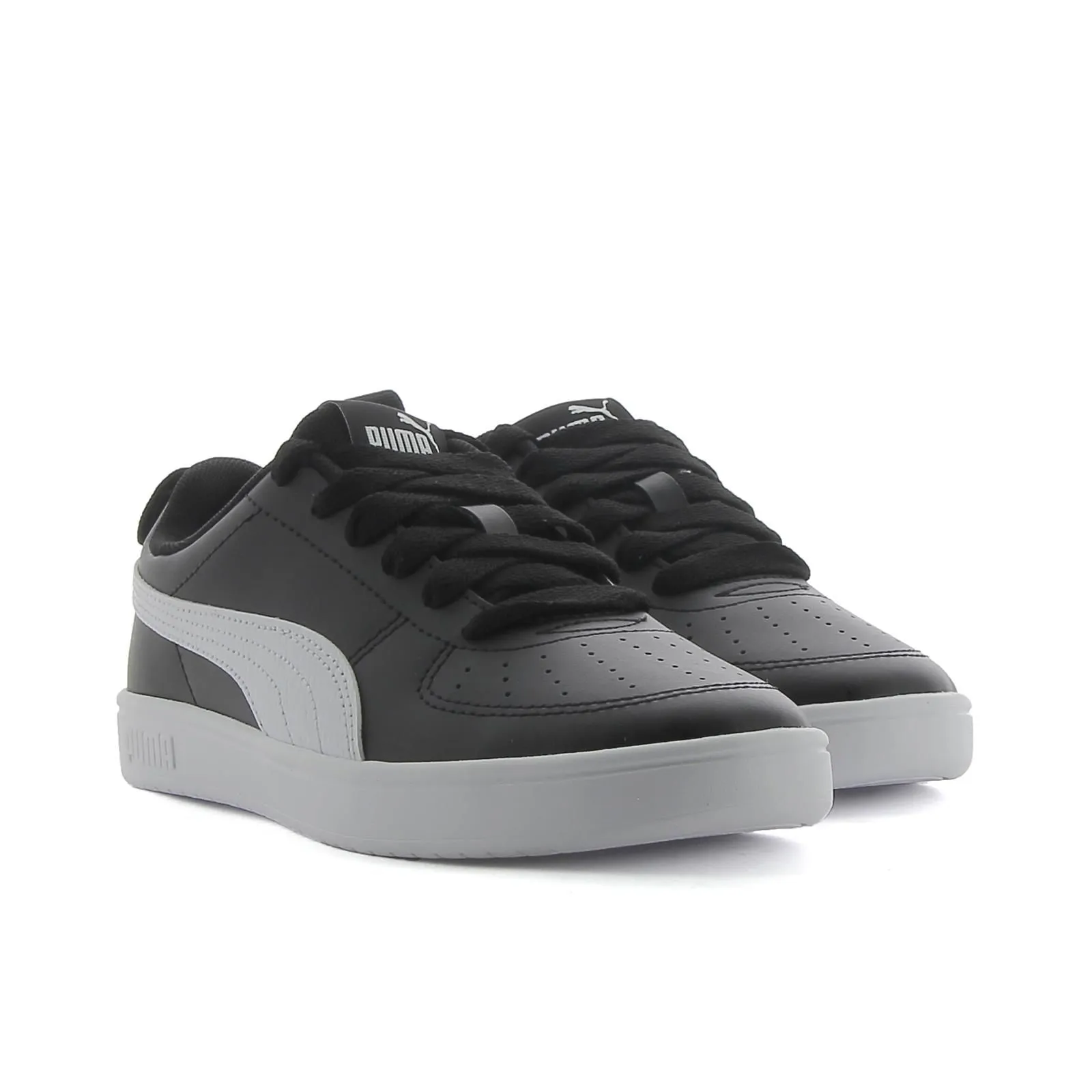 Sneakers tennis Rickie nere da ragazzo