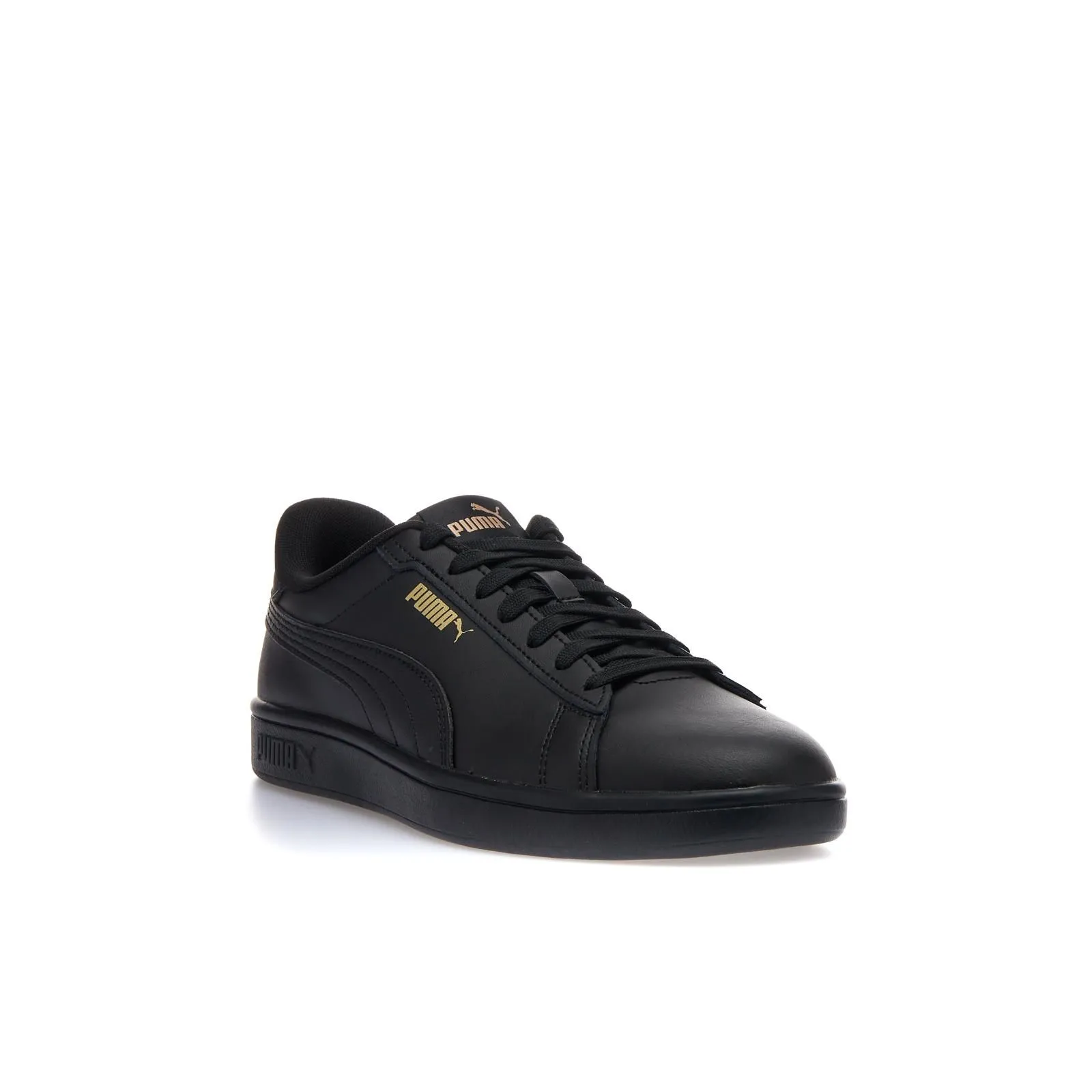 Sneakers tennis smash 3.0 nere da uomo con logo oro