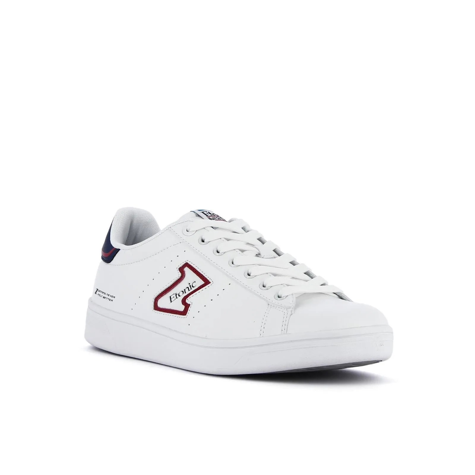 Sneakers uomo da tennis bianche in pelle