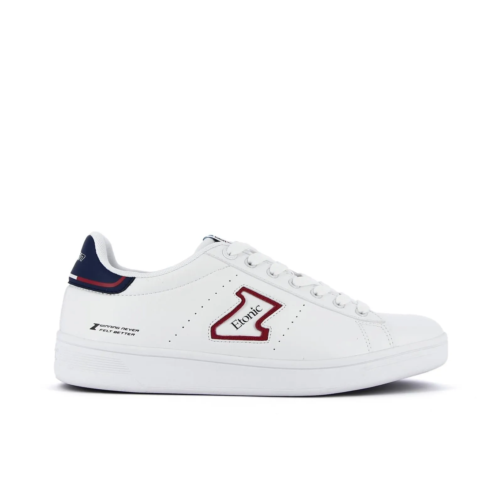 Sneakers uomo da tennis bianche in pelle