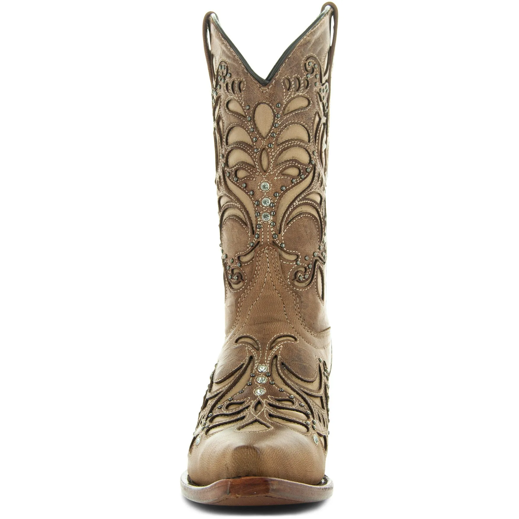 Soto Boots Womens Inlay Cowgirl Boots M50060