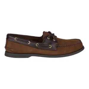 Sperry Men's Authentic Original Leather Boat Shoe Brown Nubuck