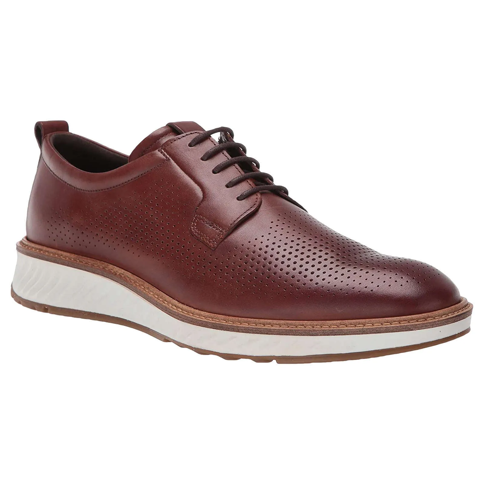 St.1 Hybrid Full Grain Leather Men's Perforated Shoes