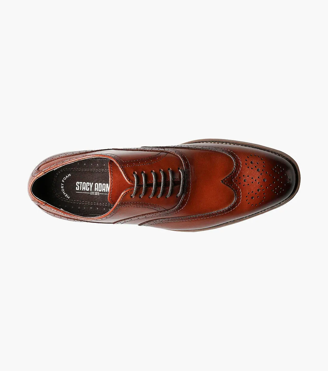 Stacy Adams DUNBAR  Wingtip Oxford Shoes Jumbo - Cognac