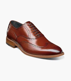 Stacy Adams DUNBAR  Wingtip Oxford Shoes Jumbo - Cognac