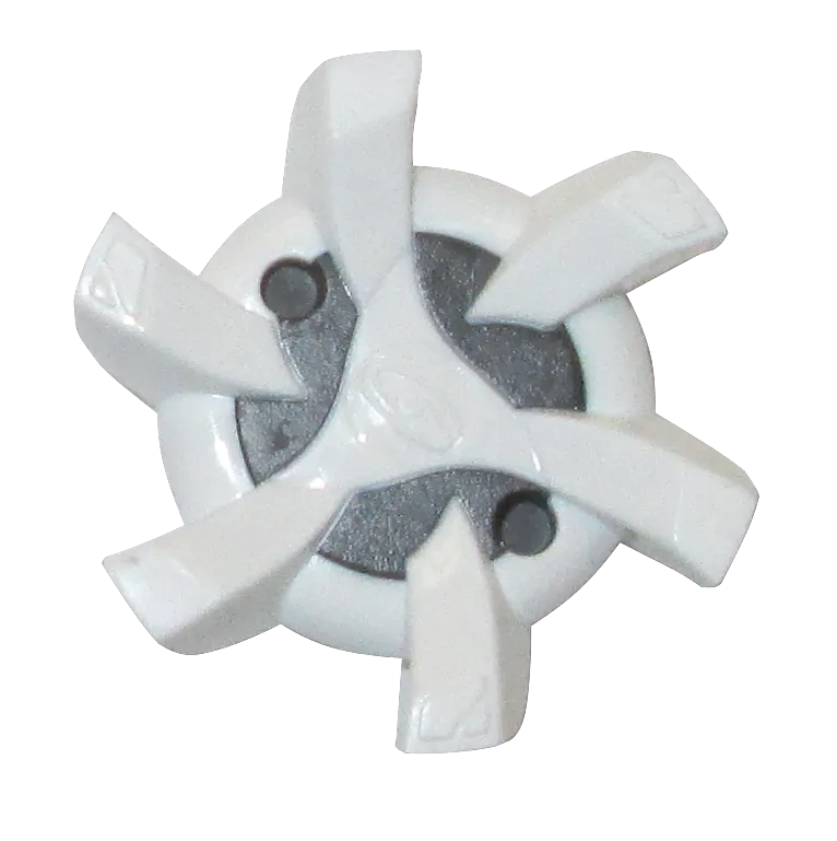 Stealth Golf Spikes (PINS) | White/Silver