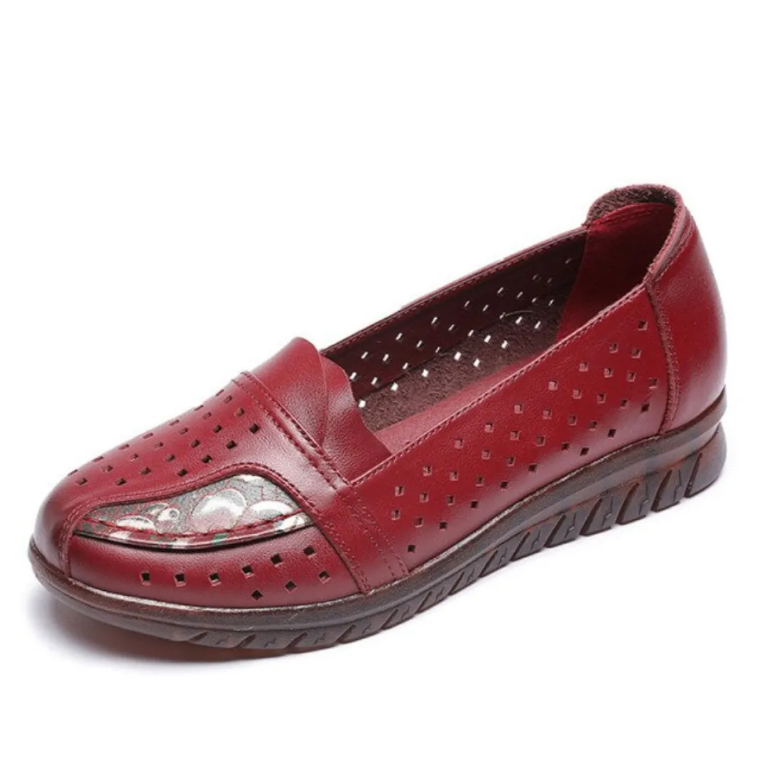 Stella Women's Genuine Leather Slip On Shoes